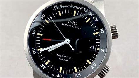 iwc alarm automatic|Review: An Ode to IWC GST Alarm .